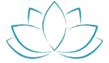 Logo of Daily Relief Co. with a lotus flower design on a white background